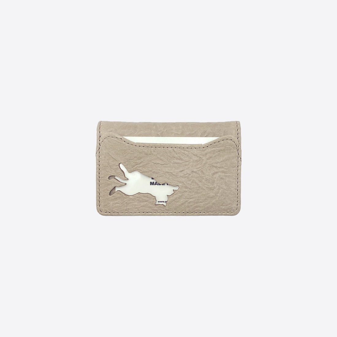 Key &amp; Card Case Greige &lt;Donation ticket ¥700 included&gt; an003