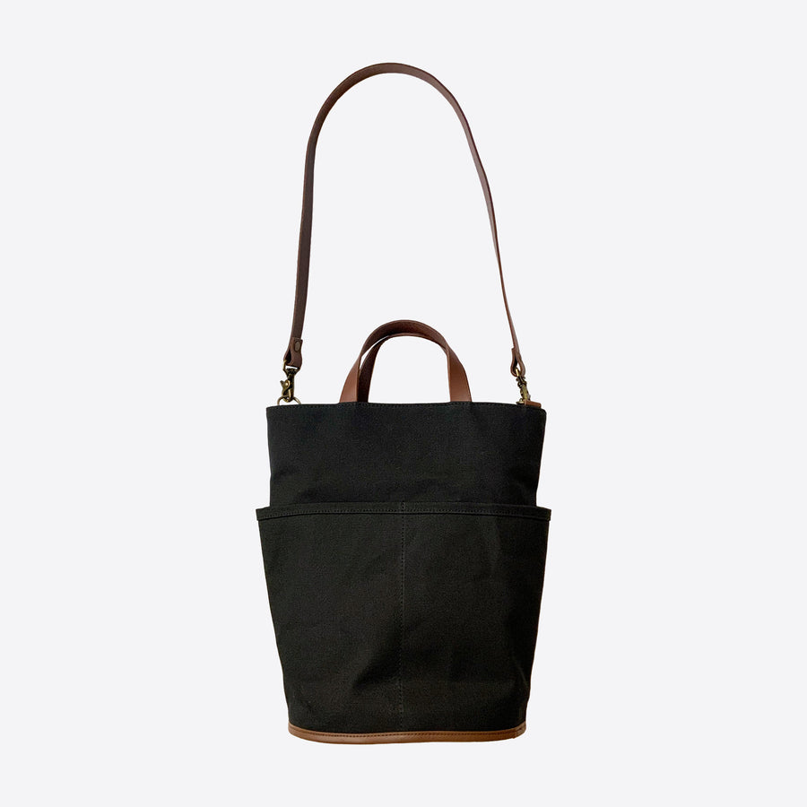[Zutto no Ouchi Project Item] Bucket Tote Bag Black [No donation ticket] an022