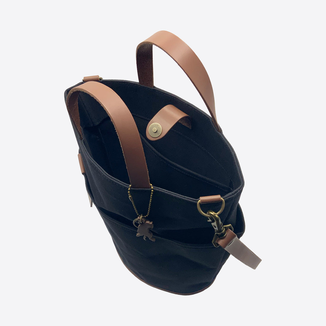 [Zutto no Ouchi Project Item] Bucket Tote Bag Black [No donation ticket] an022
