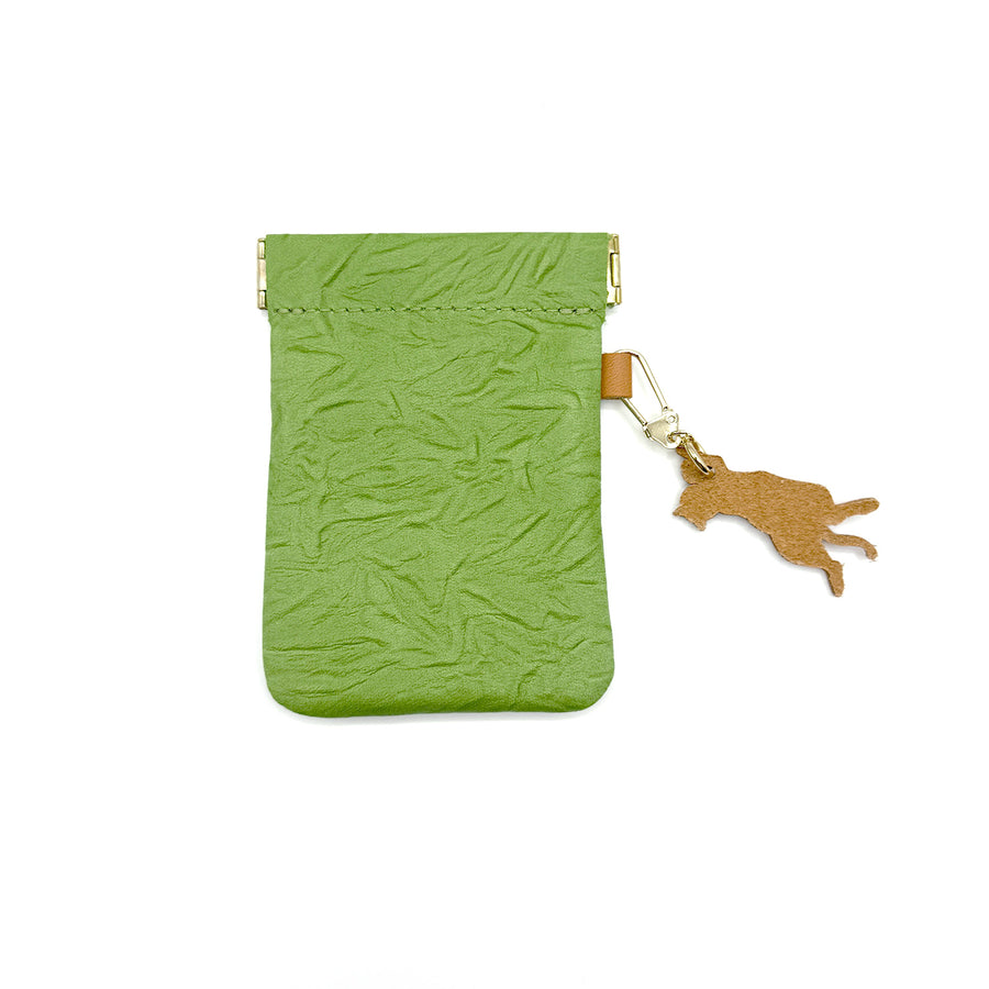 Mouth Spring Pouch Leaf &lt;Donation Ticket ¥300 included&gt; an024