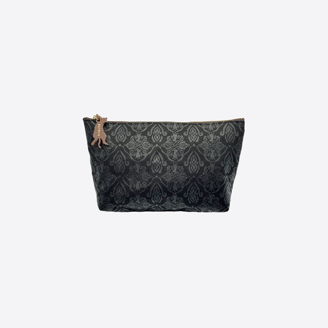Damask pattern pouch M &lt;Donation ticket ¥400 included&gt; an035 
