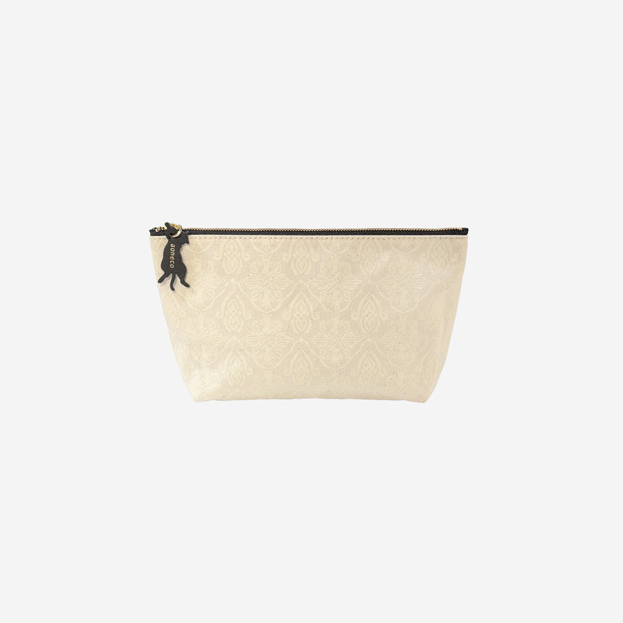 Damask pattern pouch M &lt;Donation ticket ¥400 included&gt; an035 