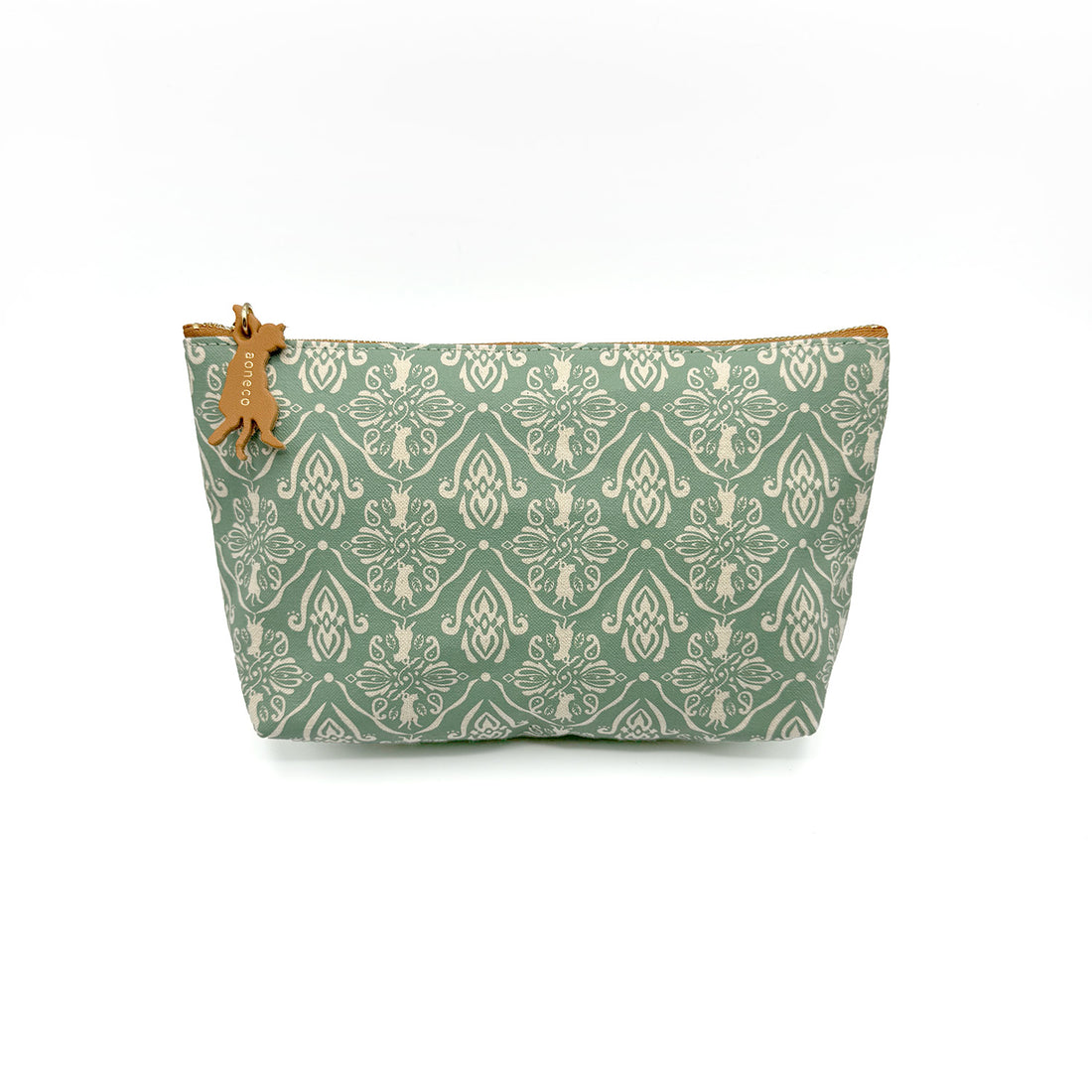 Damask pattern pouch M &lt;Donation ticket ¥400 included&gt; an035 