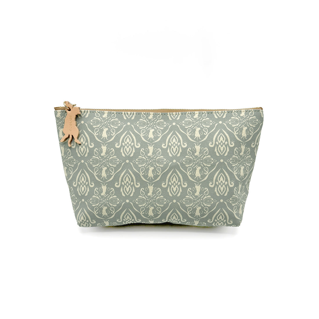 Damask pattern pouch M &lt;Donation ticket ¥400 included&gt; an035 