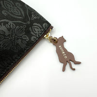 Damask pattern pouch S &lt;Donation ticket ¥300 included&gt; an036 