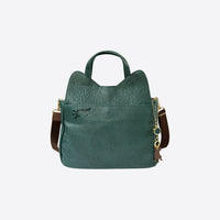 [New!] 2-way shoulder bag, blue green &lt;Donation ticket ¥2,700 included&gt; an038