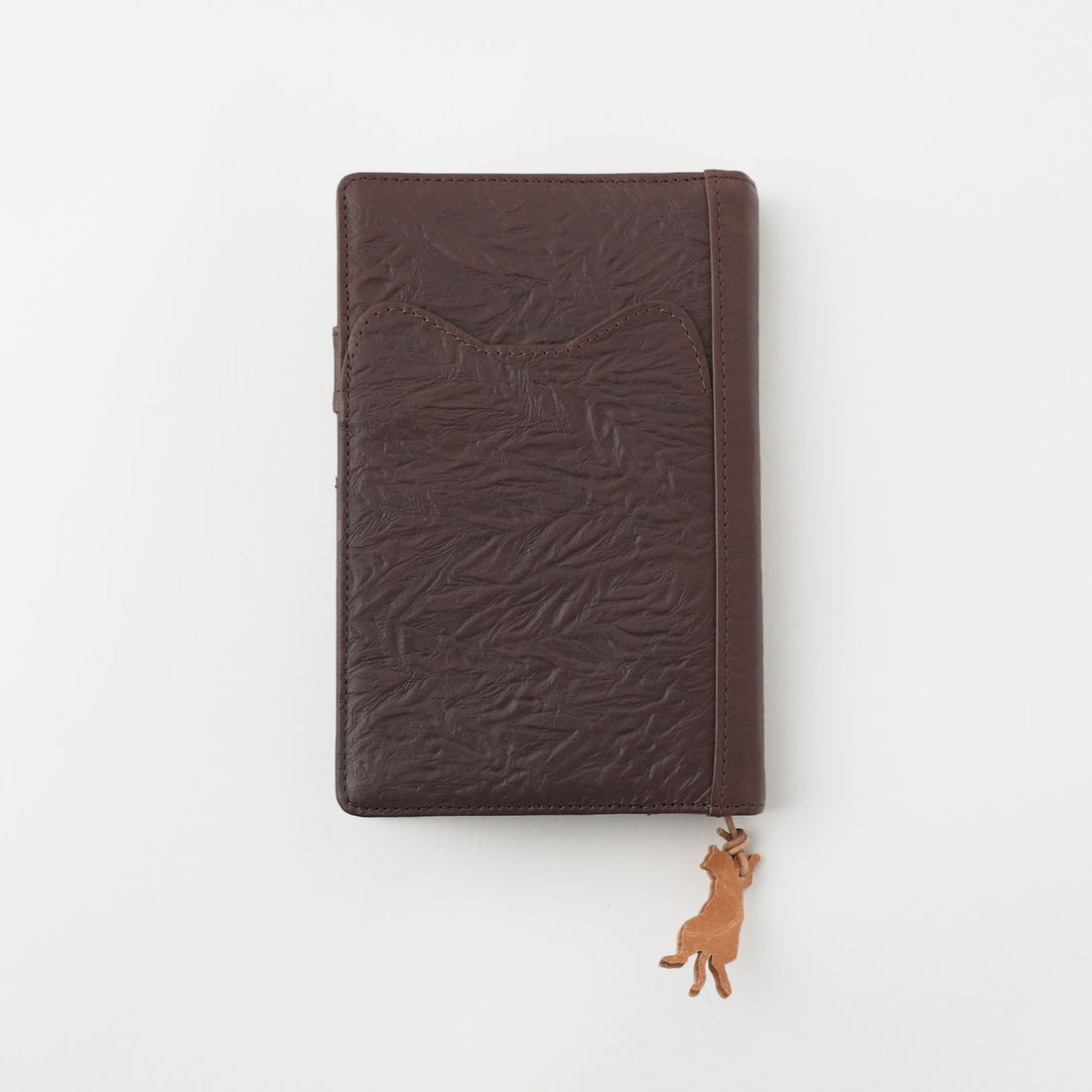 Notebook cover (Bible size) Mahogany brown &lt;Donation ticket ¥1,600 included&gt; an014